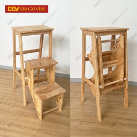 Ghế Gỗ Thắp Nhang Có Thang Lên Xuống An Toàn