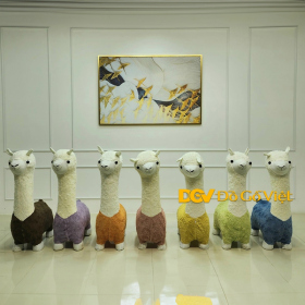 Ghế Lạc Đà Alpaca Nhiều Màu Sắc Đáng Yêu Nhất 2025