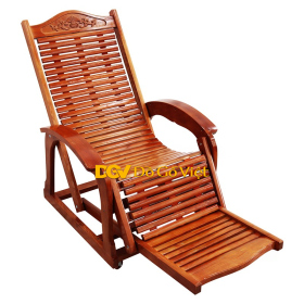 Ghế Nằm Thư Giãn Gỗ Sồi Màu Nâu