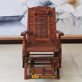 Ghế Nằm Thư Giãn Massage Gỗ Cẩm Lai Đẹp Giá Rẻ