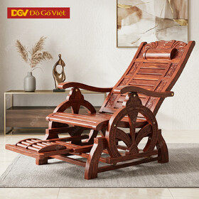 Ghế Nằm Thư Giãn Massage Gỗ Cẩm Lai Đẹp Giá Rẻ