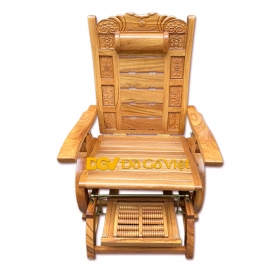 Ghế Nằm Thư Giãn Massage Gỗ Gõ Đỏ Tự Nhiên Đẹp Giá Rẻ