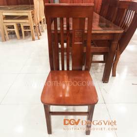 Ghế Ngồi Có Tựa Lưng Gỗ Sồi Nga Màu Nâu