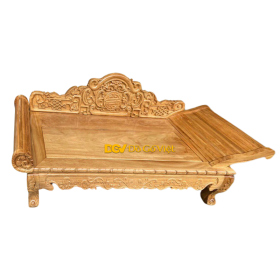 Ghế Phương Lười Gỗ Gõ Đỏ Chạm Khắc Tinh Xảo