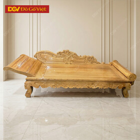 Ghế Phương Lười Gỗ Gõ Đỏ Tinh Tế Cho Phòng Khách