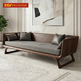 Ghế Sofa Gỗ Óc Chó Hiện Đại Japandi Tối Giản Tinh Tế Bọc...