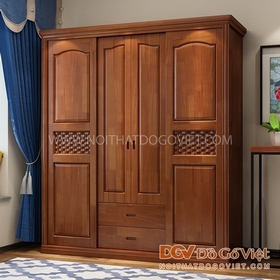 Giải đáp những câu hỏi về tủ áo làm từ gỗ tự nhiên