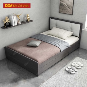Giường 1m2 x 2m Gỗ Công Nghiệp 3 Hộc Kéo Vai