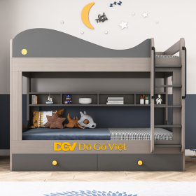 Giường Nằm Ngủ 2 Tầng Có Hộc Kéo Thông Minh Cho Trẻ Nhỏ