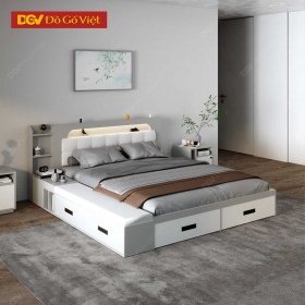 Giường Ngăn Kéo Gỗ Công Nghiệp Nhiều Phụ Kiện Chuyên Dụng