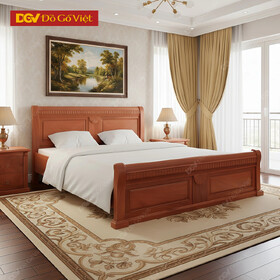 Giường Ngủ Chạm Rẻ Quạt Phong Cách Cổ Điển Đẹp