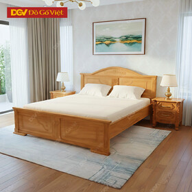 Giường Ngủ Gỗ Gõ Đỏ Đầu Vòm Vạt Phản Đẹp Giá Rẻ