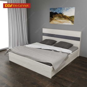 Giường Ngủ Hiện Đại Chân Thấp Màu Kem Đẹp Giá Rẻ