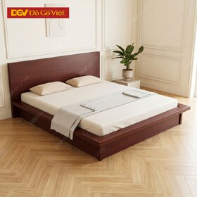 Giường Ngủ Kiểu Nhật Gỗ Xoan Đào Khung Hộp Vuông Tối Giản