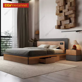 Giường Ván Công Nghiệp 2 Đầu Chân Vai Sát Đất