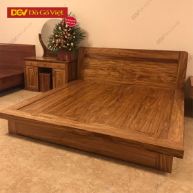 Giường Nhật Gỗ Hương Xám Vạt Phản Mẫu Mới 2025