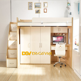 Giường Tầng Phòng Ngủ Cho Trẻ Em Có Hệ Hộc Kéo Đa Năng