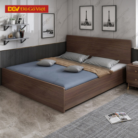 Giường Gỗ 1m Hiện Đại Gỗ Công Nghiệp Màu Nâu
