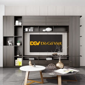 Kệ Để Tivi Trang Trí Phòng Khách Đẹp Có Kệ Trang Trí Tiện Ích