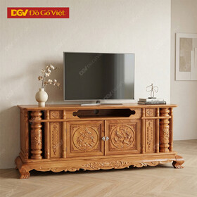 Kệ Tivi Cổ Điển Gỗ Gõ Đỏ Đẹp Giá Rẻ