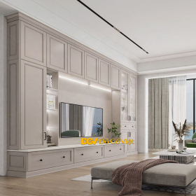 Kệ Tivi Đa Ngăn Kèm Tủ Để Đồ Phòng Khách Cao Cấp