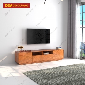 Kệ Tivi Gỗ Tự Nhiên Vân Gõ Đỏ Kiểu Dáng Hiện Đại Giá Tốt