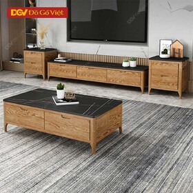 Kệ Tivi Phòng Khách Gỗ Veneer Sồi Hiện Đại Đẹp Rẻ