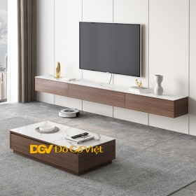 Kệ Tivi Treo Tường Tối Ưu Không Gian Màu Nâu Đẹp Giá Rẻ
