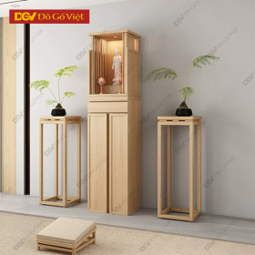Mẫu Bàn Thờ Phật Nhỏ Cho Phòng Thờ Gia Đình Kiểu Hiện Đại