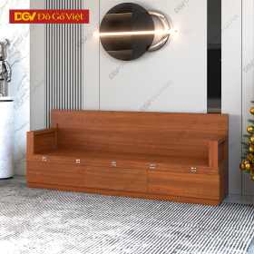 Mẫu Ghế Gấp Thành Giường Kiểu Trơn Gỗ MDF Màu Nâu Giá Rẻ