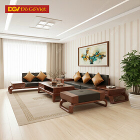 Mẫu Ghế Sofa 2 Văng Cao Cấp Kiểu Chân Xoắn Độc Đáo