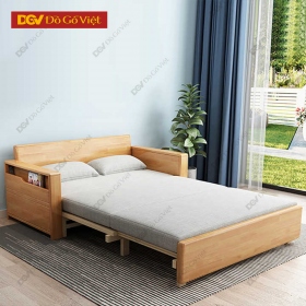 Mẫu Sofa Giường Gỗ Tự Nhiên Kiểu Dáng Hiện Đại Bền Bỉ