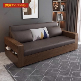 Mẫu Sofa Giường Gỗ Tự Nhiên Kiểu Dáng Hiện Đại Cho Căn Hộ