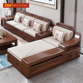 Mẫu Sofa Gỗ Đẹp Phong Cách Đơn Giản Hiện Đại Dành Cho Căn Hộ