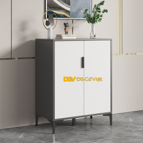 Mẫu Tủ Dép Gỗ MDF Lõi Xanh Hiện Đại Cánh Mở Đẹp