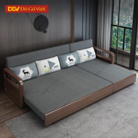 Sofa Giường Đa Năng Gấp Gọn Thông Minh Gỗ Tự Nhiên