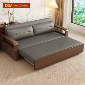 Sofa Giường Gỗ Tự Nhiên Phong Cách Bắc Âu Sang Trọng