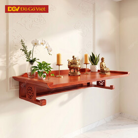 Trang Thờ Treo Tường Gỗ Hương Đá Chạm Hoa Văn