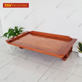 Trang Thờ Treo Tường Gỗ Hương Đá Ngang 90cm Chạm Hoa Văn