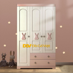 Tủ Áo Trẻ Em Tạo Hình Thỏ Con Đáng Yêu Ưu Đãi Giá Rẻ