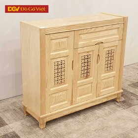 Tủ Cất Giày Dép Gỗ Veneer Sồi Đẹp Giá Rẻ
