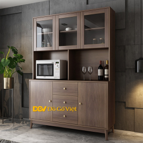 Tủ Chén Bát Nhà Bếp Có Kệ Cao Tầng Tiện Lợi Mẫu Mới