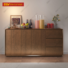 Tủ Chén Bát Nhà Bếp Gỗ Tự Nhiên Tiện Dụng Cho Gia Đình