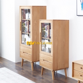 Tủ Compot Để Sách Phòng Khách Chân Cao Hiện Đại Đẹp Giá Tốt