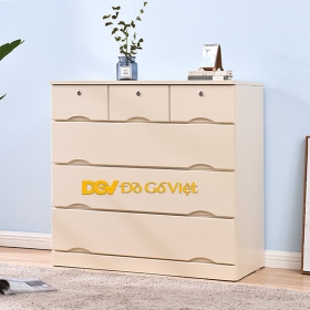 Tủ Compot Đựng Đồ Tay Nắm Âm Gỗ MDF Màu Trắng Đẹp Rẻ