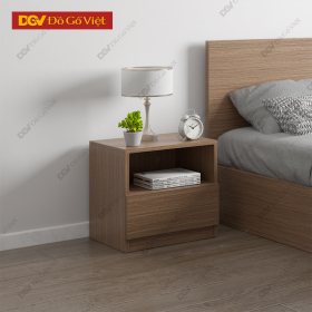 Tủ Đầu Giường Gỗ Công Nghiệp Hiện Đại Kiểu Đầu Vuông Đẹp