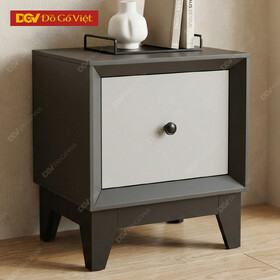 Tủ Đầu Giường Gỗ Công Nghiệp Khối Vuông Phối Ngăn Kéo