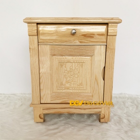Tủ Đầu Giường Gỗ Sồi Nga Tự Nhiên Đẹp Bền Giá Rẻ