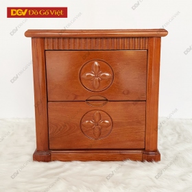 Tủ Đầu Giường Gỗ Xoan Tự Nhiên Đẹp Bền Giá Rẻ