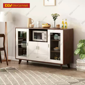Tủ Để Đồ Dùng Và Lò Vi Sóng Nhà Bếp Nhỏ Gọn Cho Gia Đình